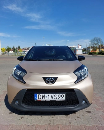 Toyota Aygo X cena 71900 przebieg: 7780, rok produkcji 2023 z Wieluń małe 56